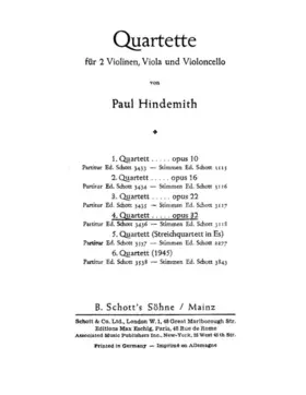 String Quartet No.5 in E-flat major