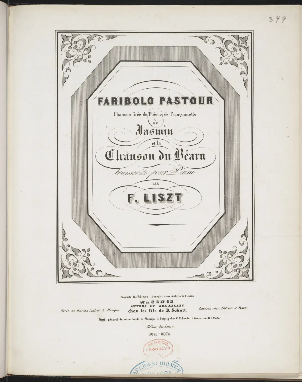 Chanson du Béarn - Page 1