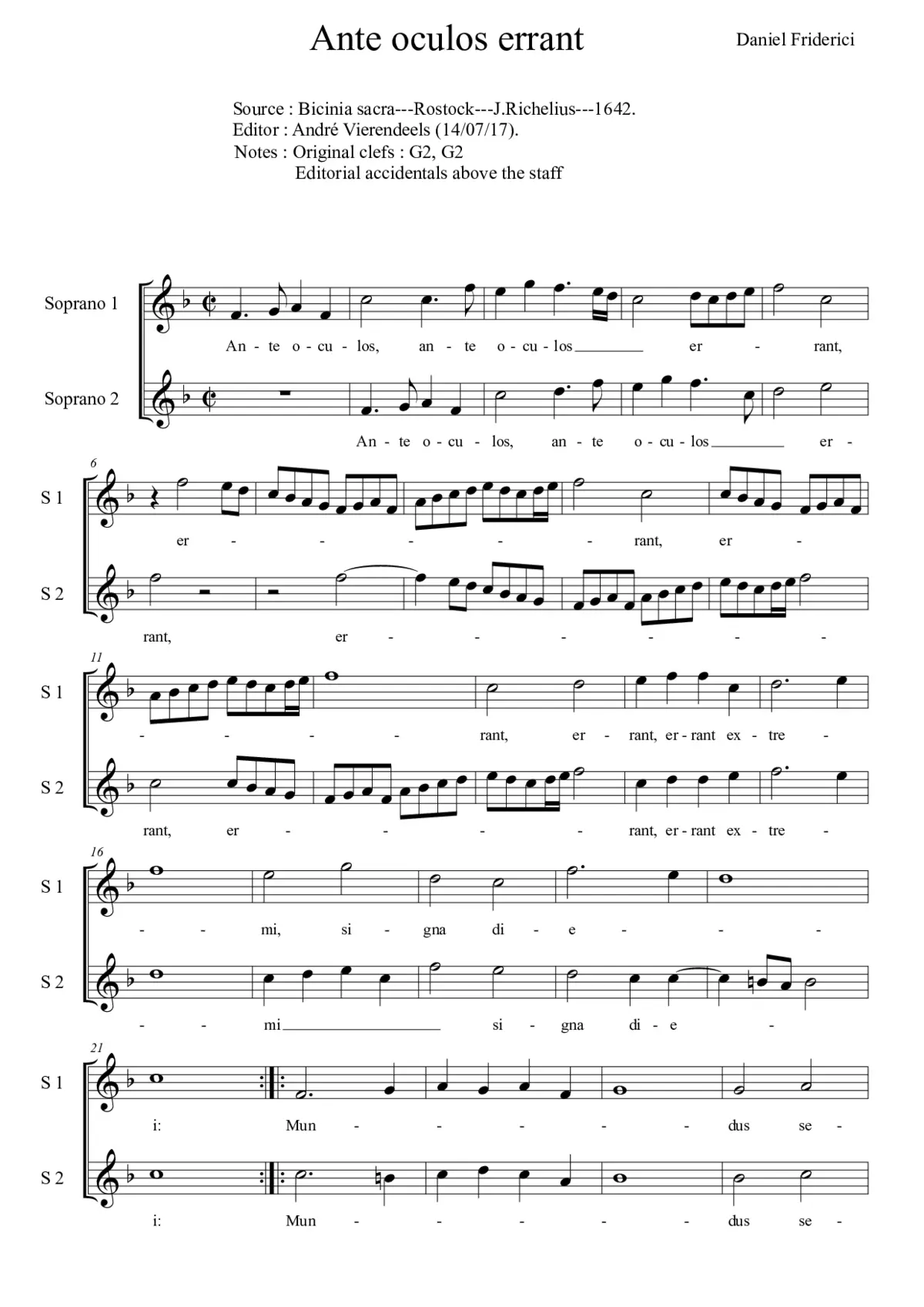 Ante oculos errant - Page 1