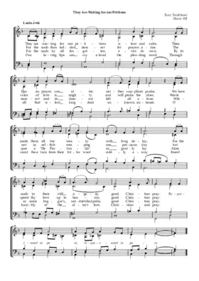 They are waiting for our petitions