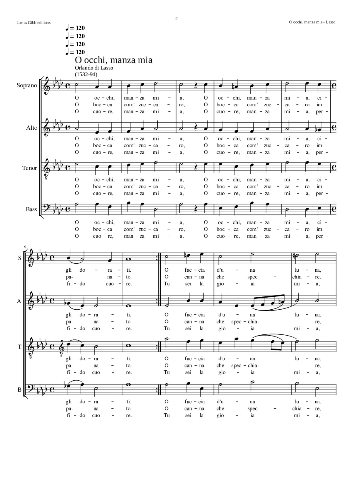 O occhi manza mia - Page 1