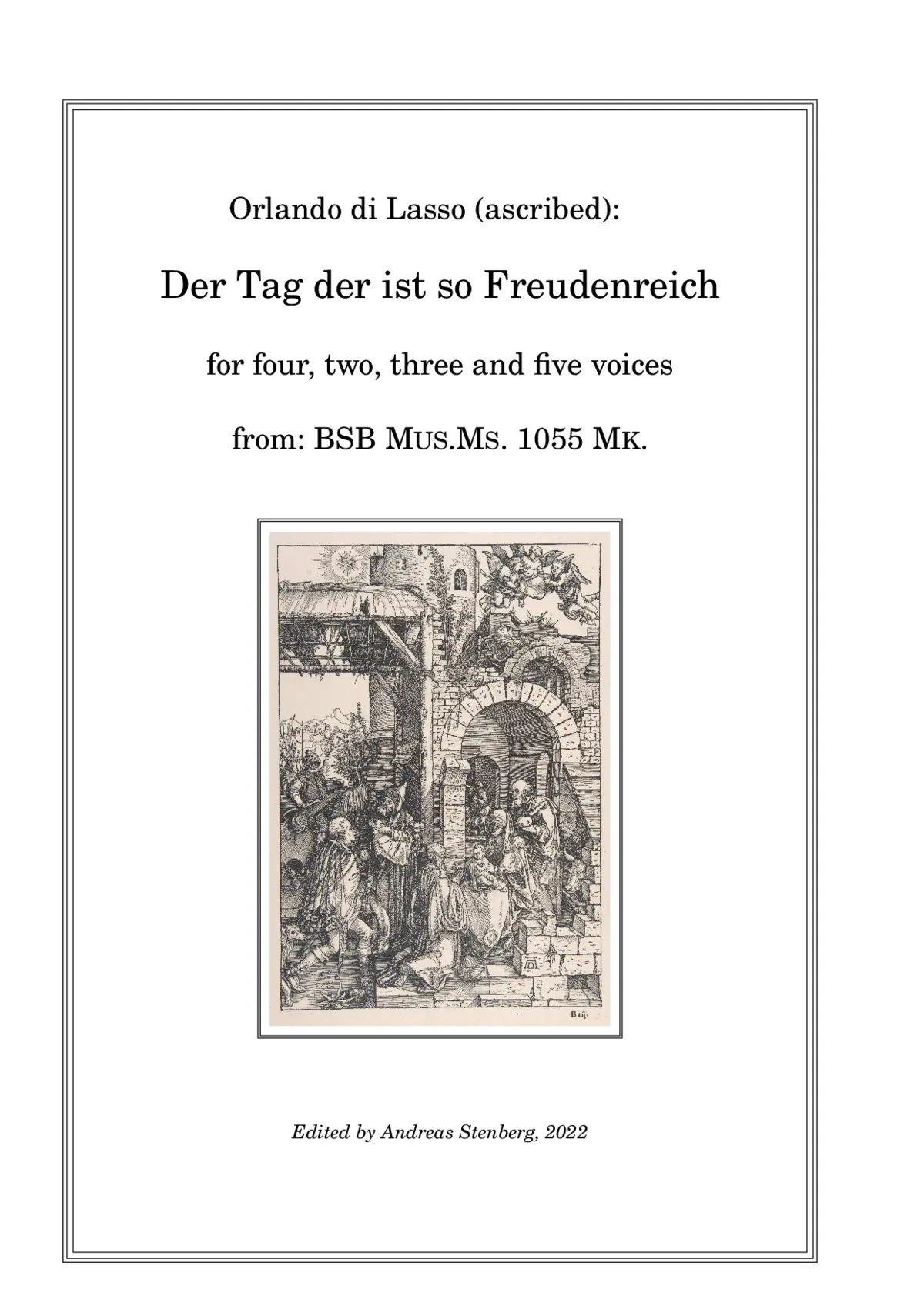 Der Tag der ist so Freudenreich, 2-5 vv. - Page 1