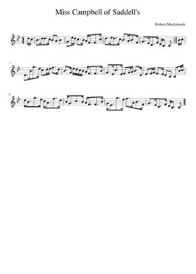 Miss Campbell of Saddell's