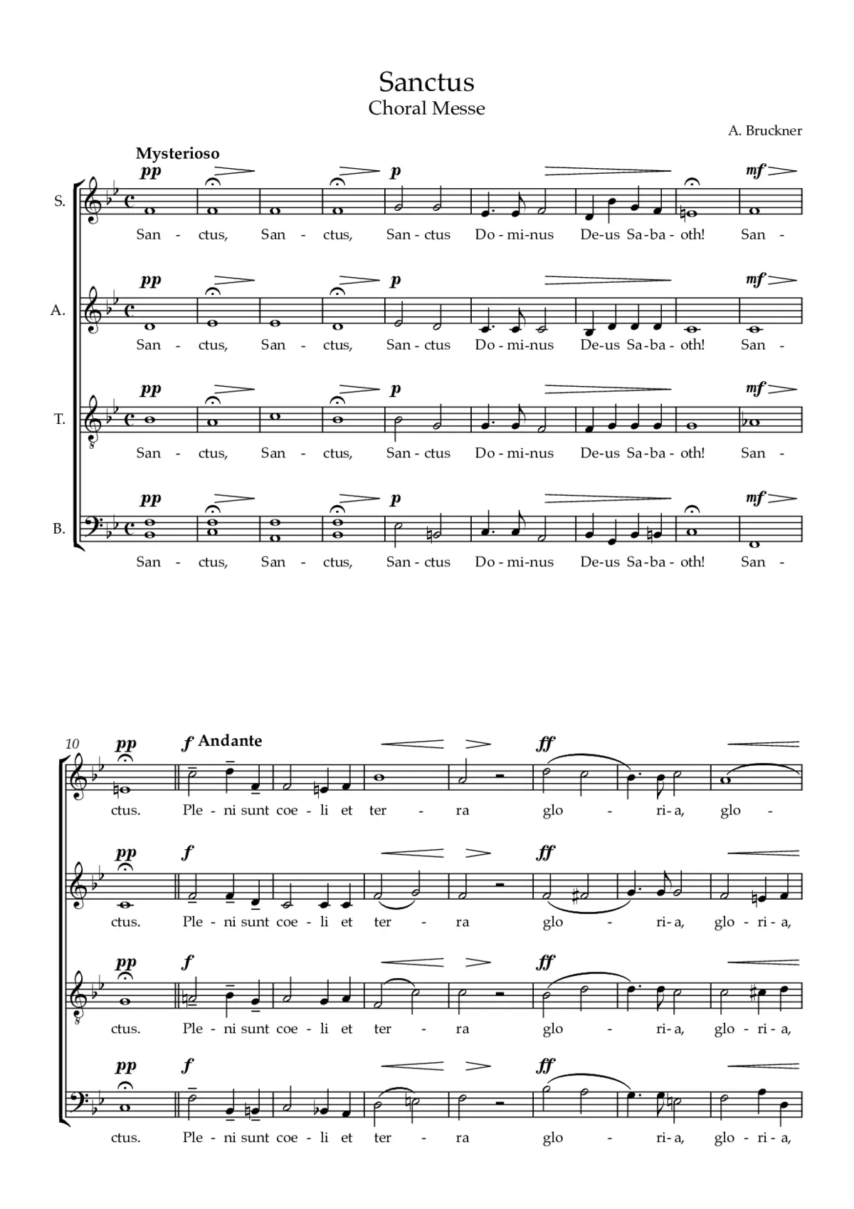 Choral Messe - Page 1