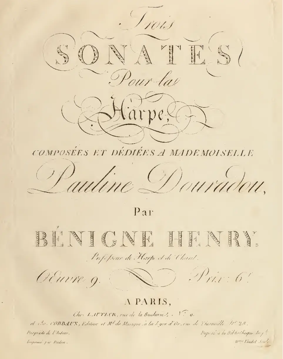 3 Harp Sonatas - Page 1