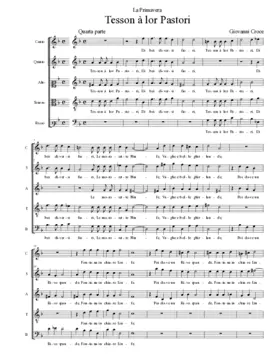 Tesson à lor Pastori