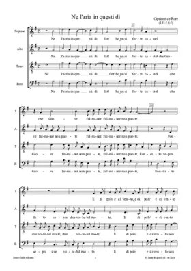 Ne l'aria in questi di