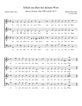 Erhalt uns Herr bei deinem Wort a 4