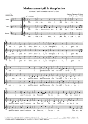 Madonna non è più lo tempo antico