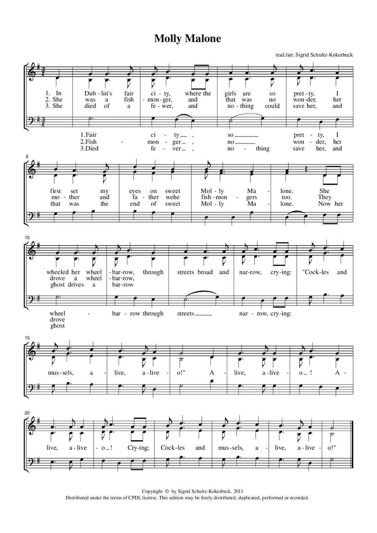 Molly Malone - Page 1