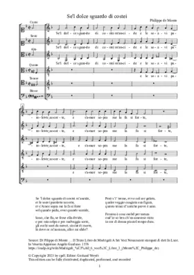 Se'l dolce sguardo di costei