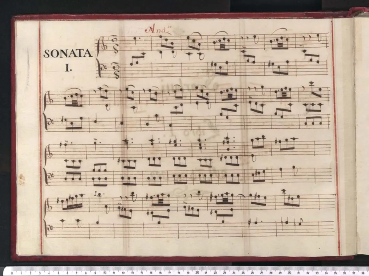 Keyboard Sonata in A minor - Page 1