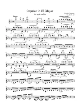 24 Caprices for Solo Violin Op.1