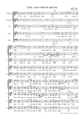 Lady your words do spite me