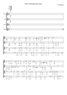 Non è ch'il duol mi scemi