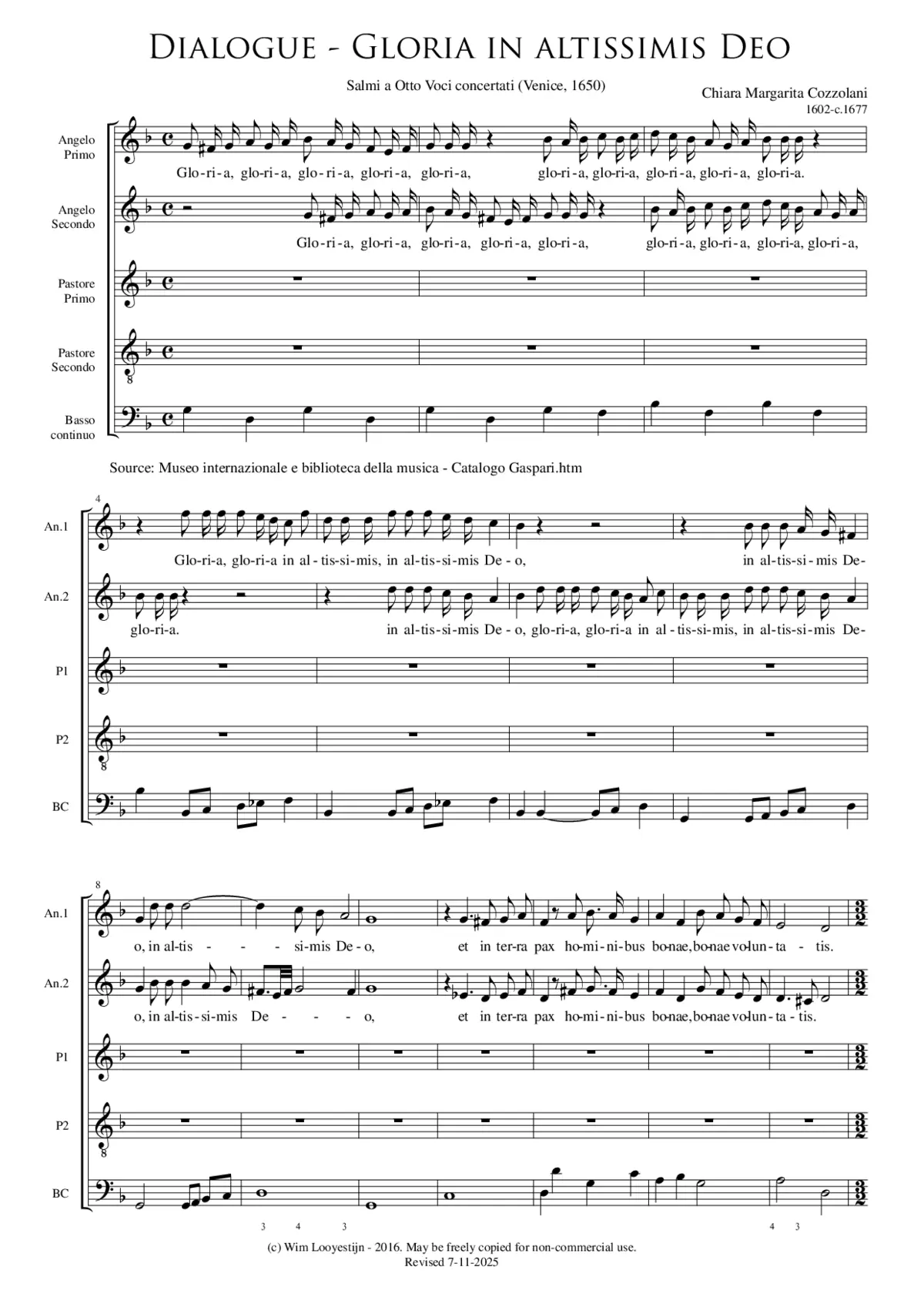 Dialogue - Gloria in altissimis - Page 1