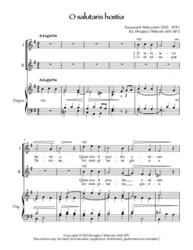 O salutaris hostia in e minor