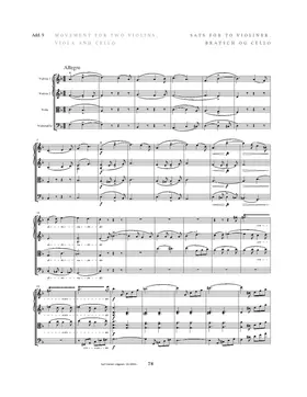 String Quartet movement in F major