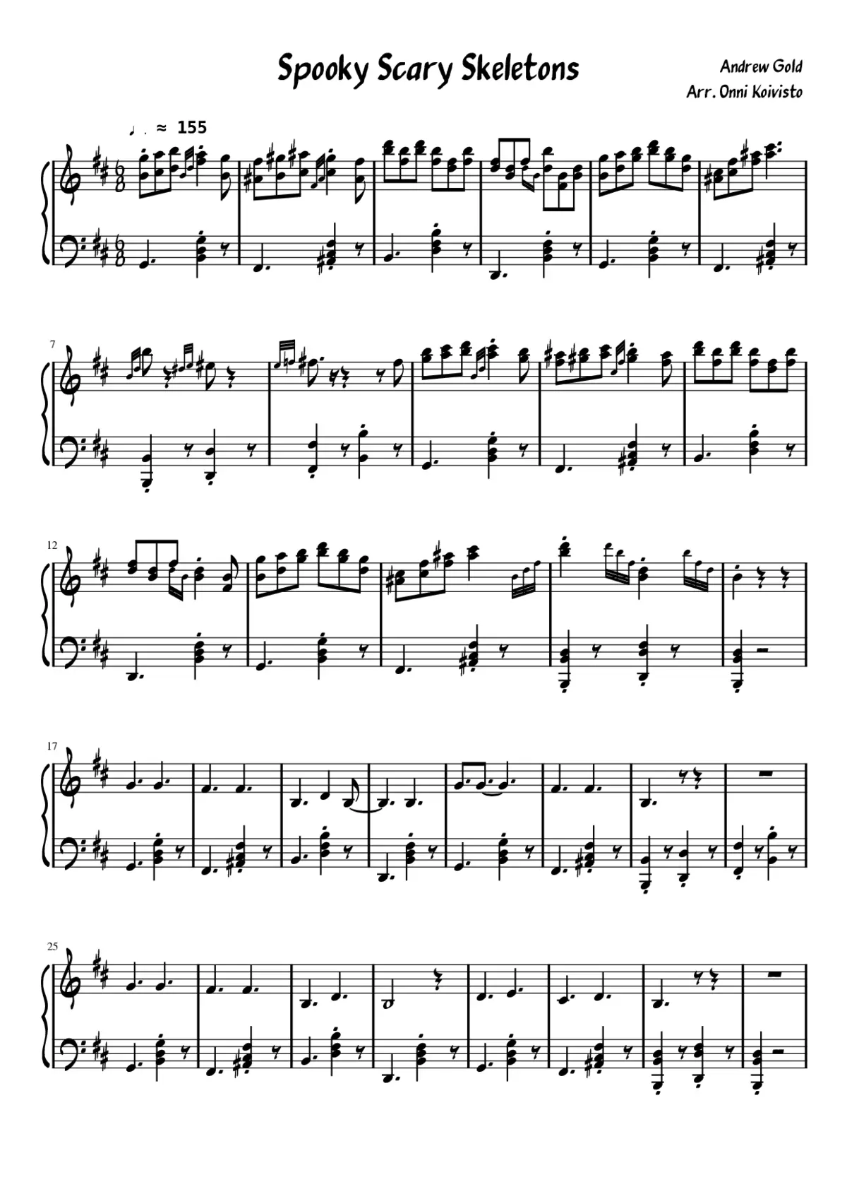 spooky scary skeletons - Page 1