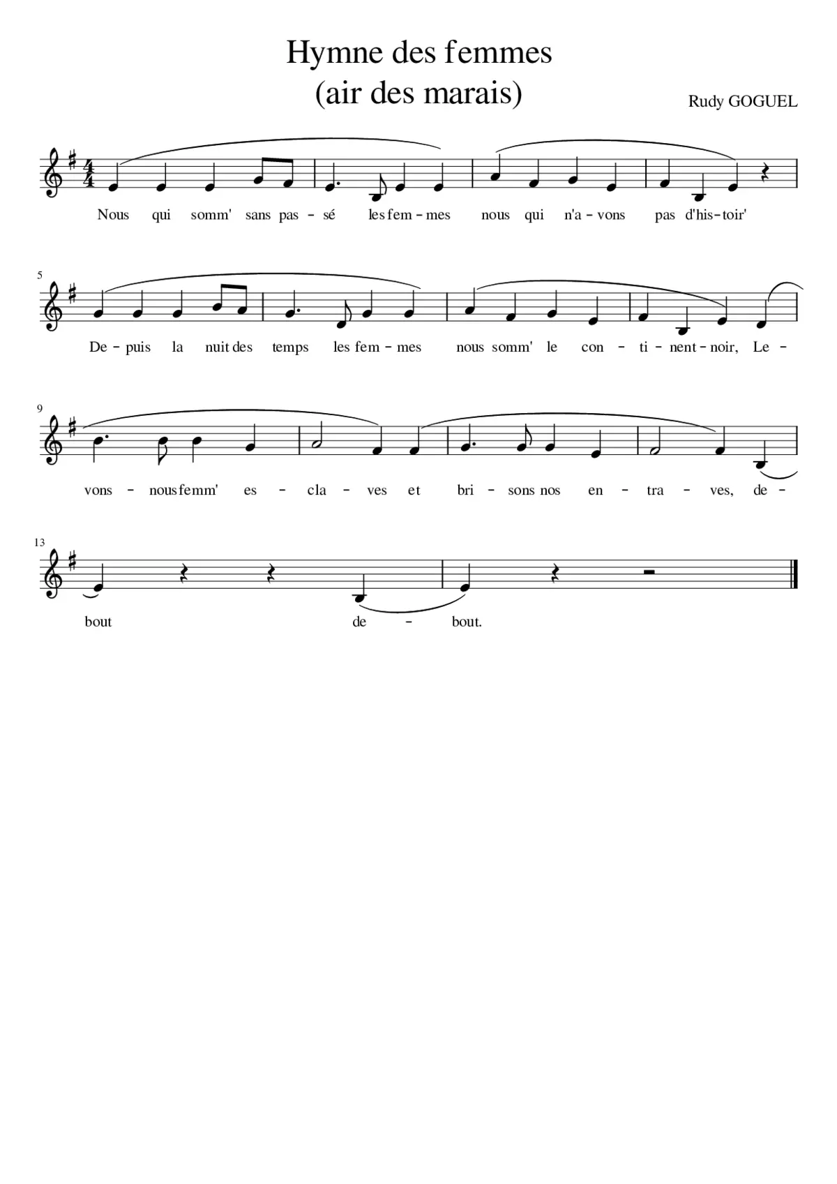 Air des marais - Page 1