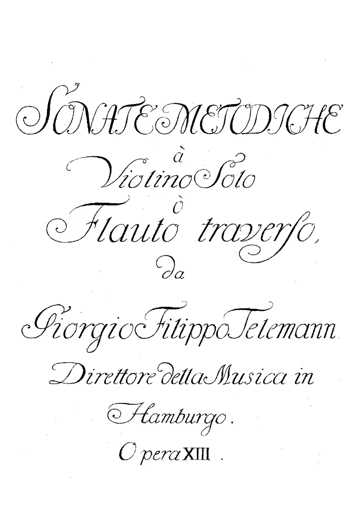 Sonate Metodiche - Continuation des Sonates Méthodiques - Page 1