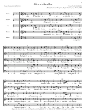 Ahi, se si grida: al foco