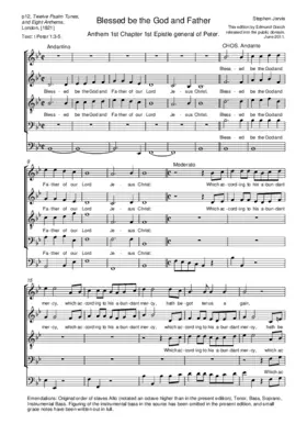 Blessed be the God and Father