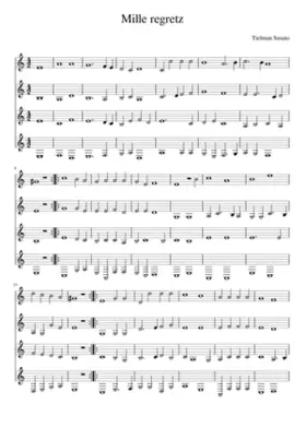 Mille regretz