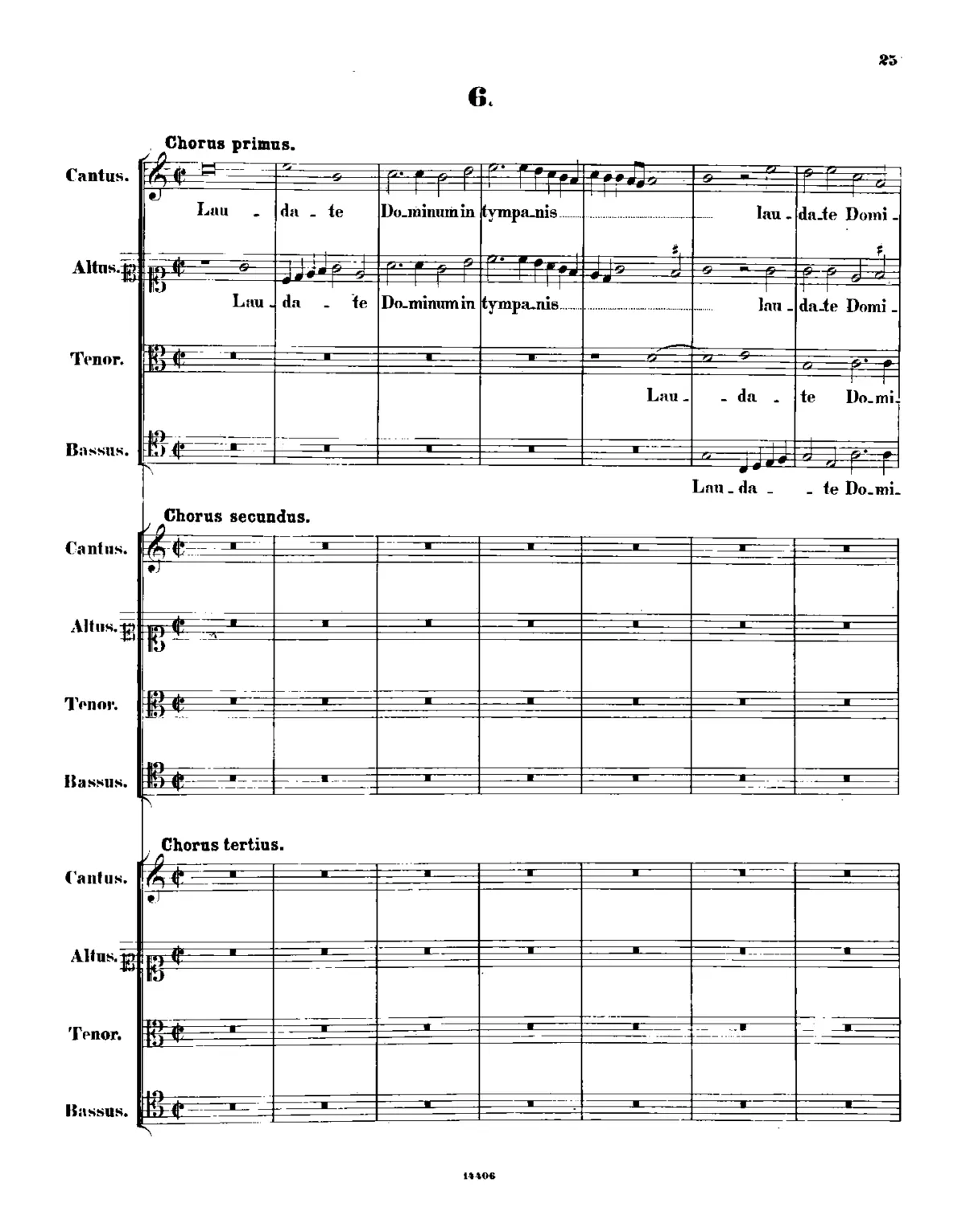 Laudate Dominum in tympanis - Page 1