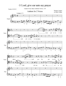 O Lord, give ear unto my prayer