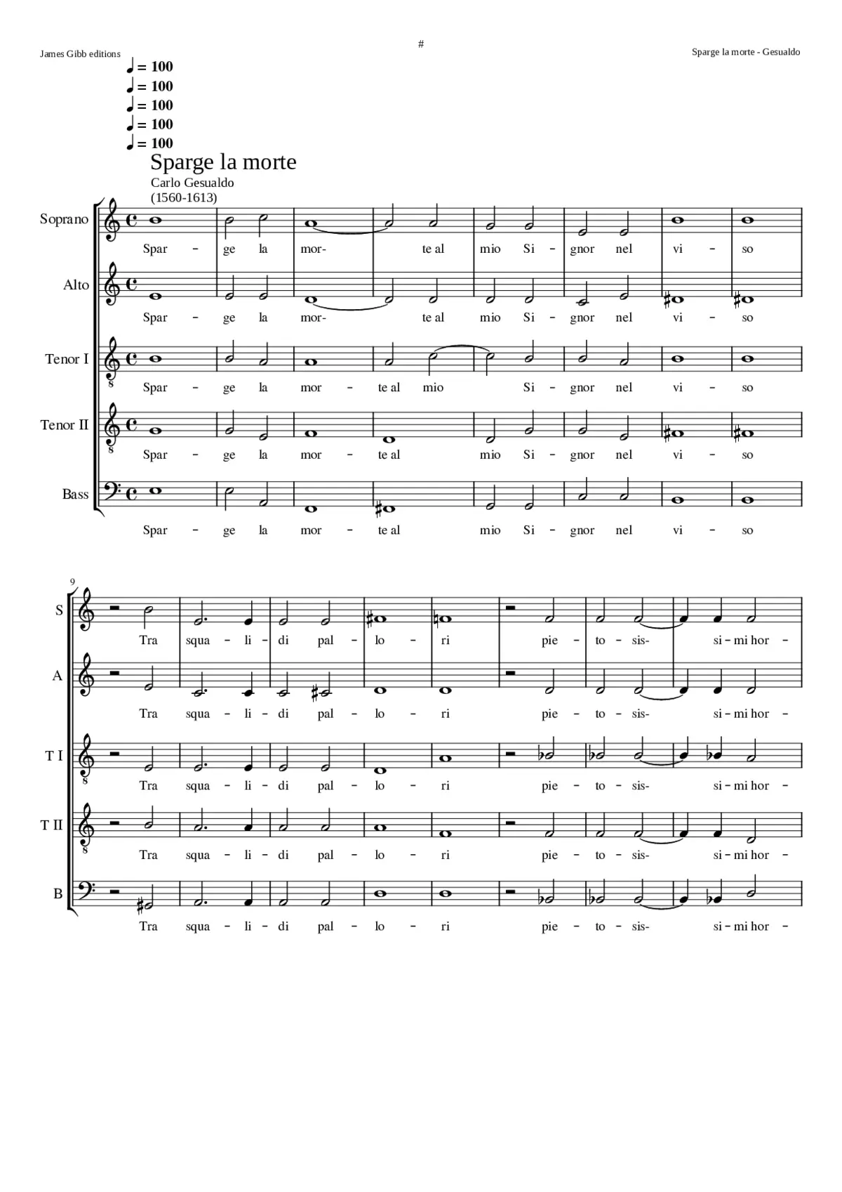 Sparge la morte - Page 1