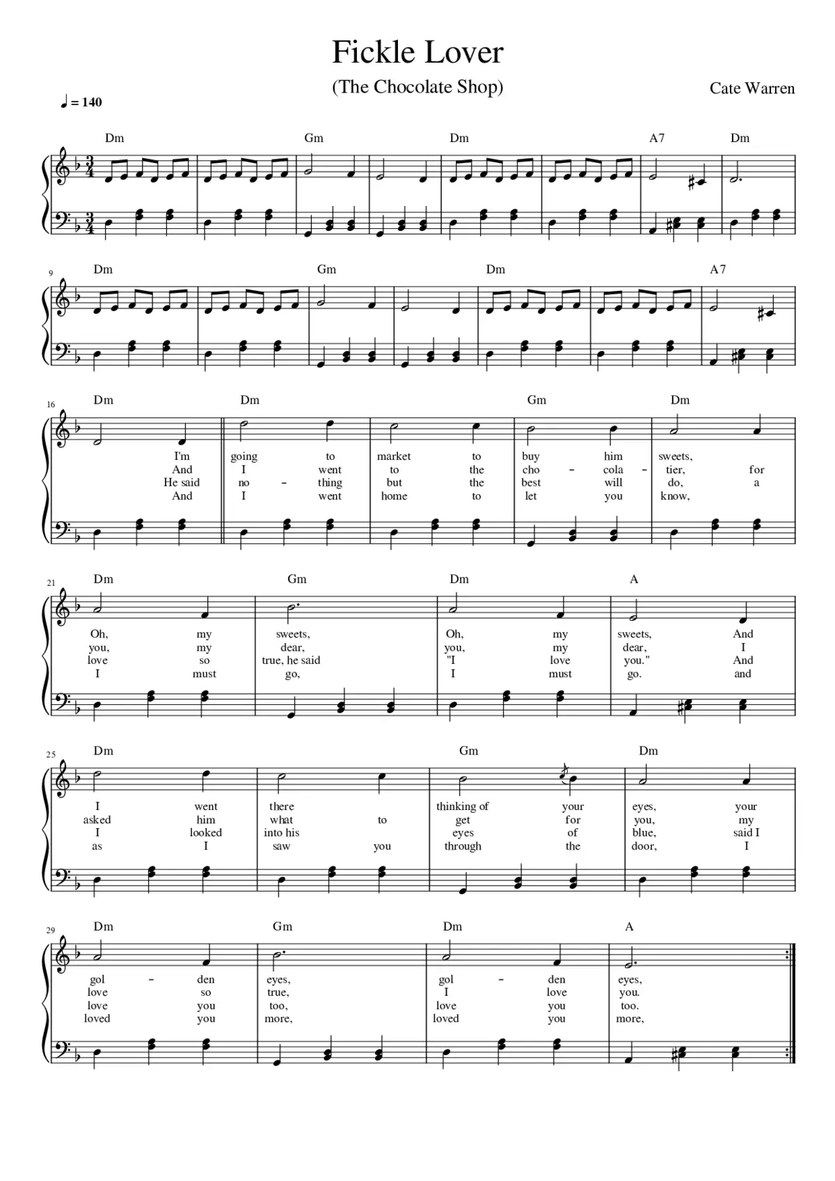 Fickle Lover - Page 1