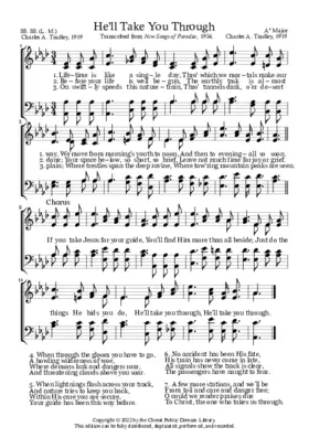 He'll Take You Through