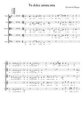 Tu dolce anima mia