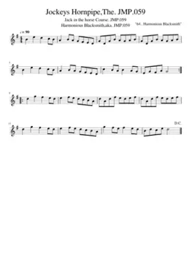 Jockeys HornpipeThe. JMP.059