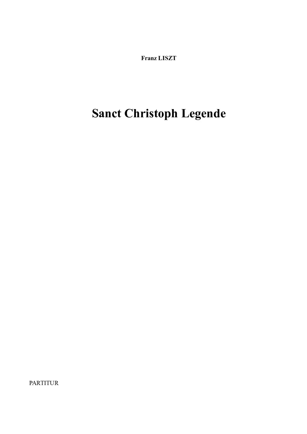 Sanct Christoph Legend - Page 1
