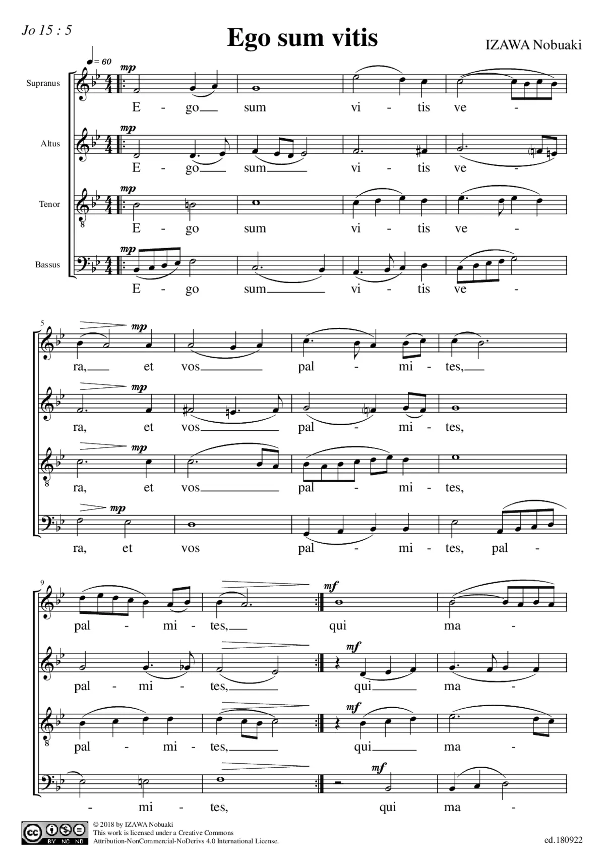 Ego sum vitis - Page 1