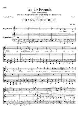 An die Freunde