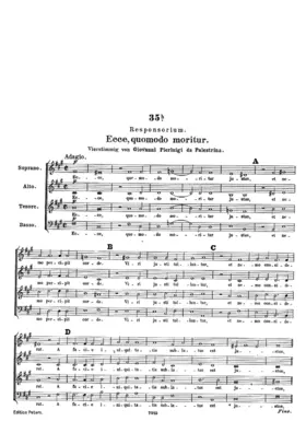 Ecce, quomodo moritur