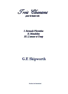 Trois Chansons