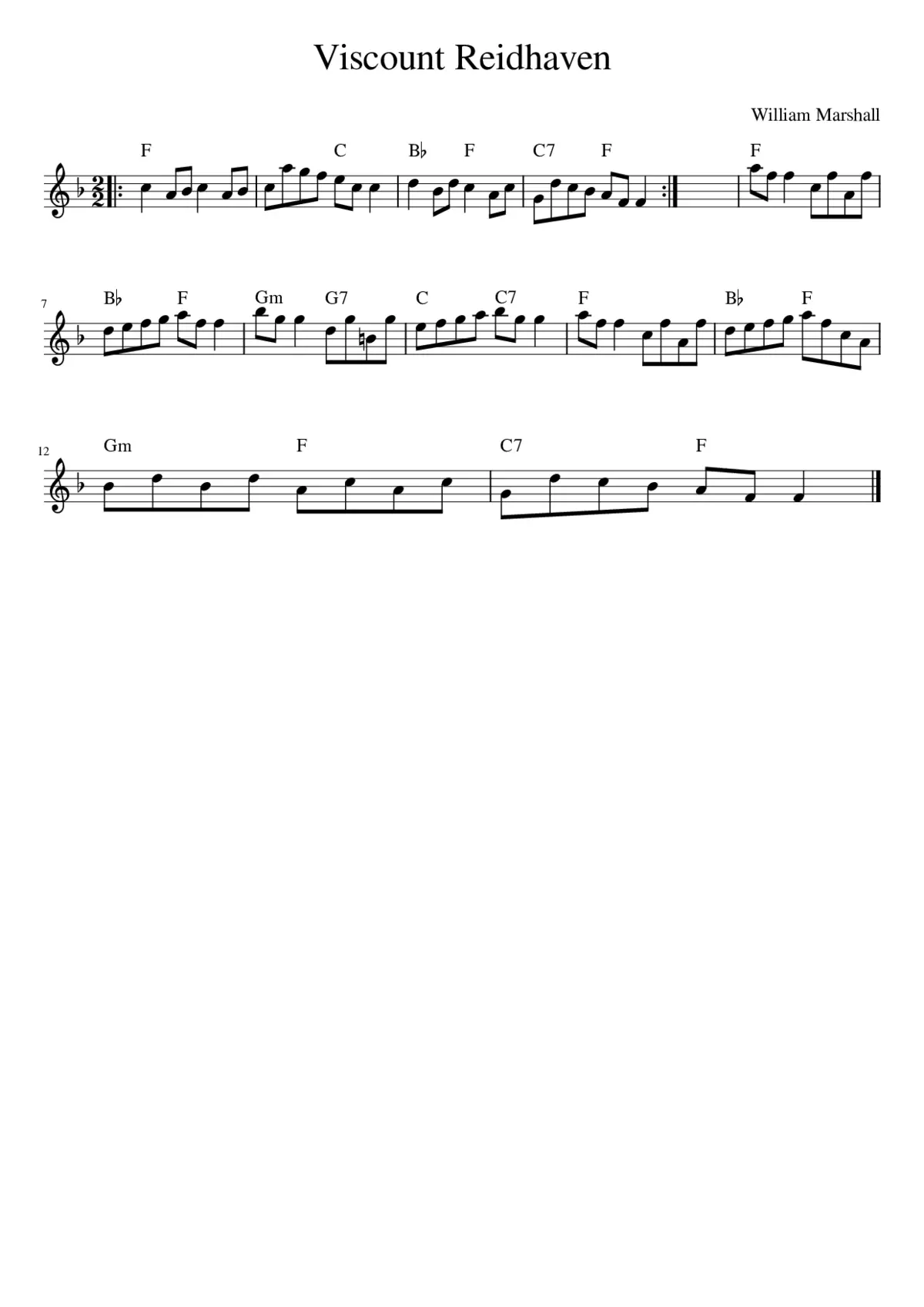 Viscount Reidhaven - Page 1