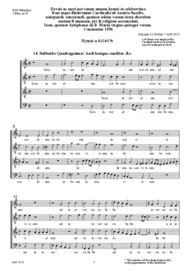 Audi benigne conditor