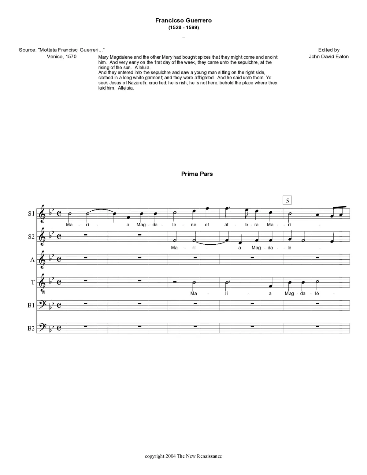 Maria Magdalena - Page 1