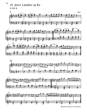 2 Ländler in E-flat major