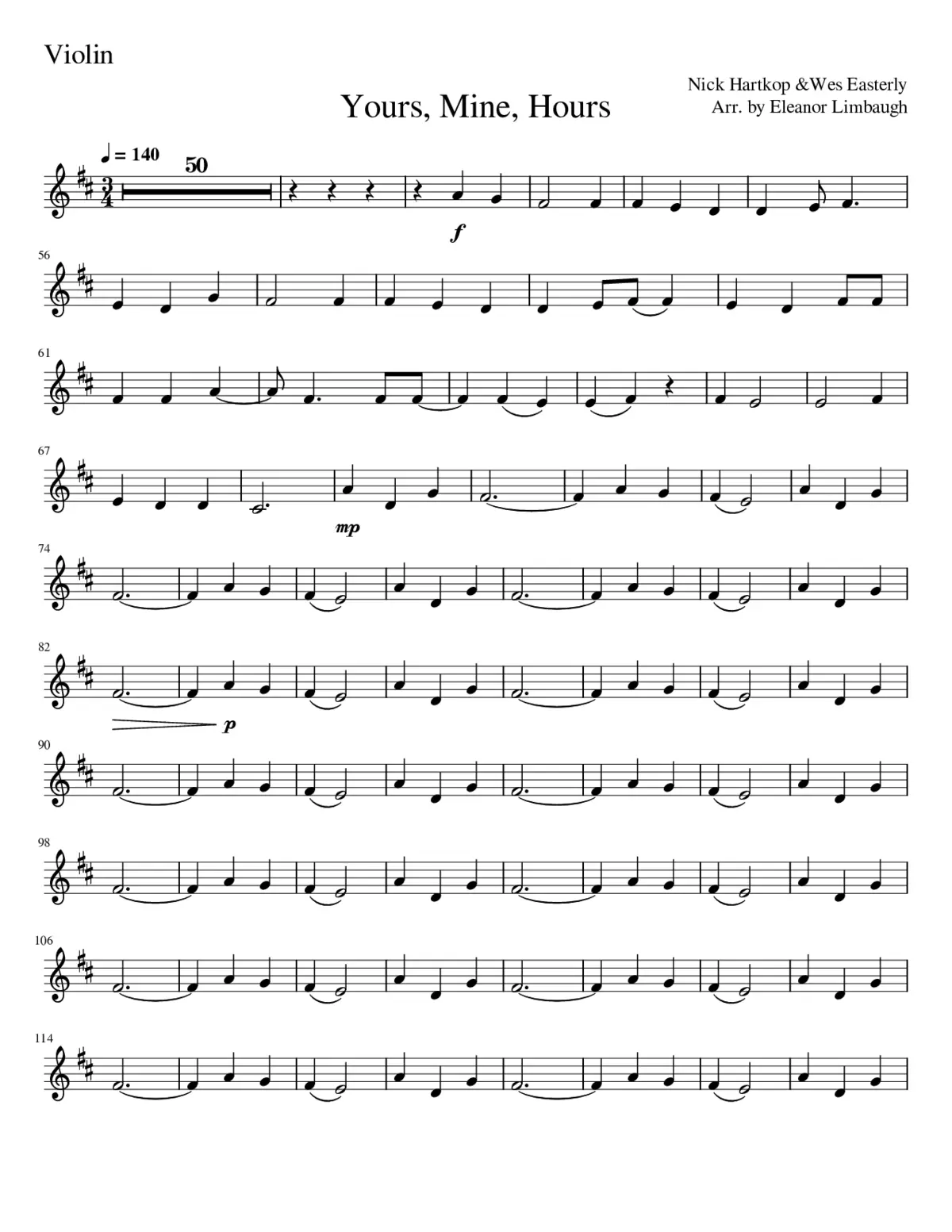 yours mine hours - Page 1