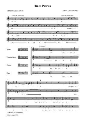 Tu es Petrus (Gyffard Partbooks)