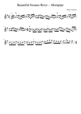 Beautiful Swanee River -- Hornpipe