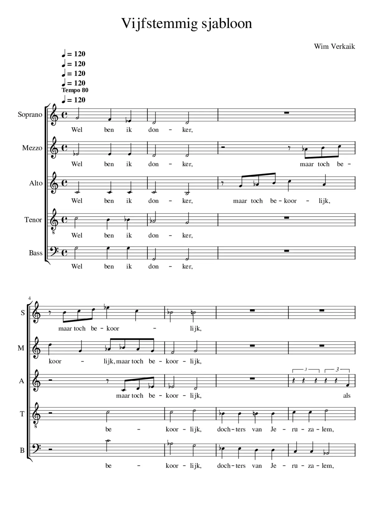 Wel ben ik donker - Page 1