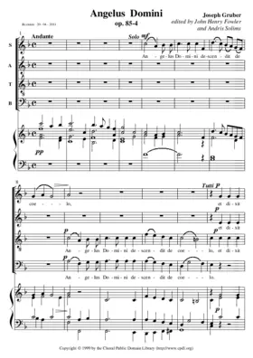 Angelus Domini, op. 85-4