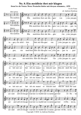 Ein Meidlein thet mir klagen part 1 & 2